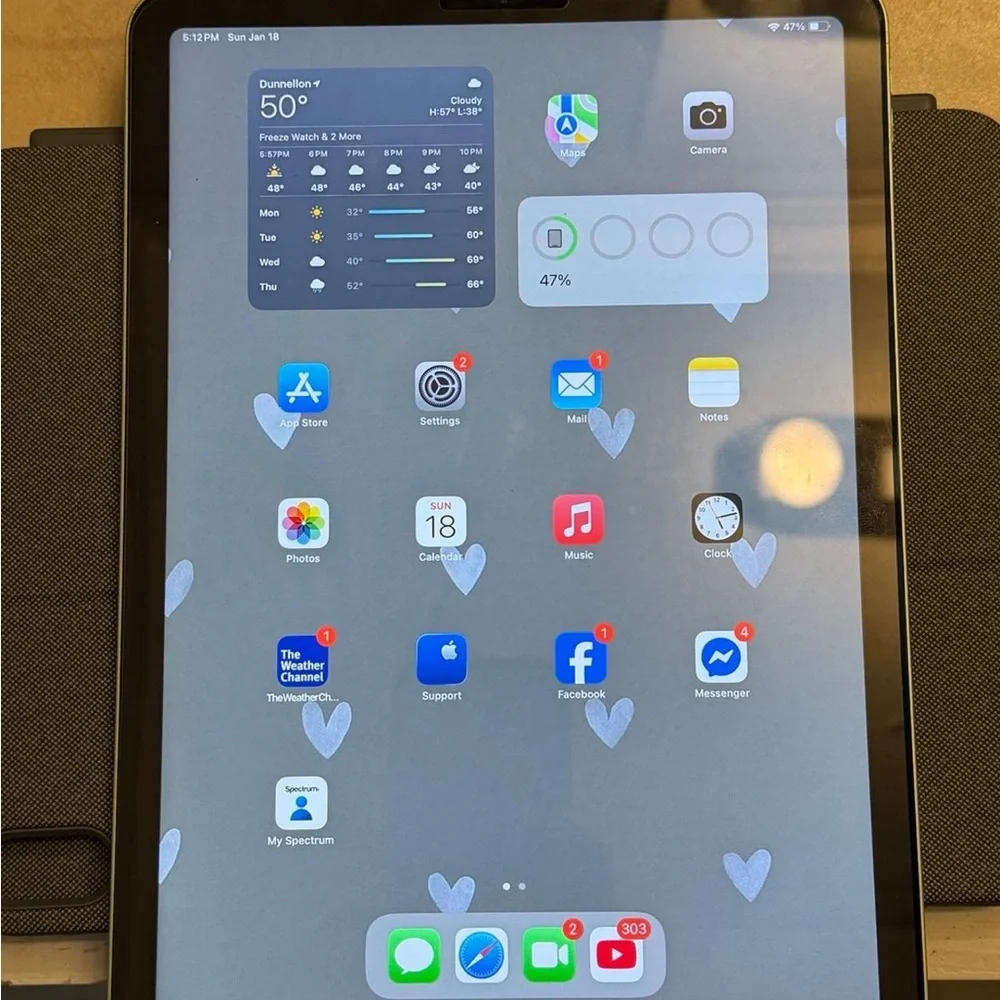 Apple Tablet with Gray Keyboard